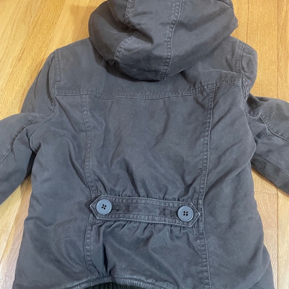 VINTAGE Abercrombie brown fur lined jacket - Picture 3 of 4